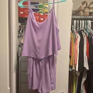 Purple Medium Romper - NWOT